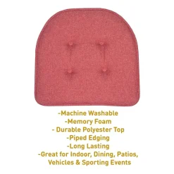 Sweet Home Collection™ Solid Color U Shaped Memory Foam 17