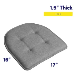 Sweet Home Collection™ Solid Color U Shaped Memory Foam 17