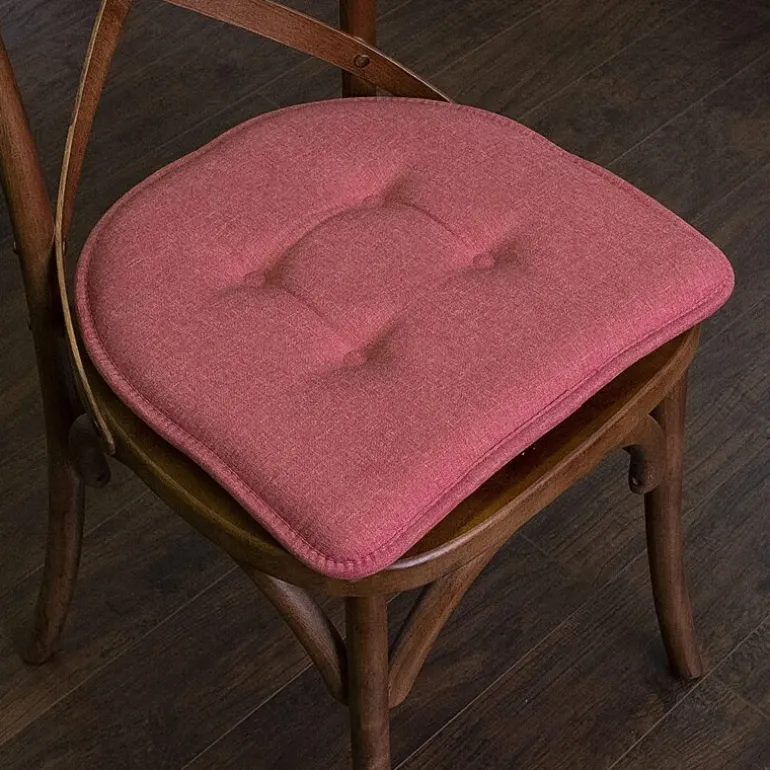 Sweet Home Collection™ Solid Color U Shaped Memory Foam 17" x 16" Chair Cushions