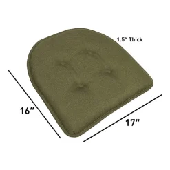 Sweet Home Collection™ Solid Color U Shaped Memory Foam 17