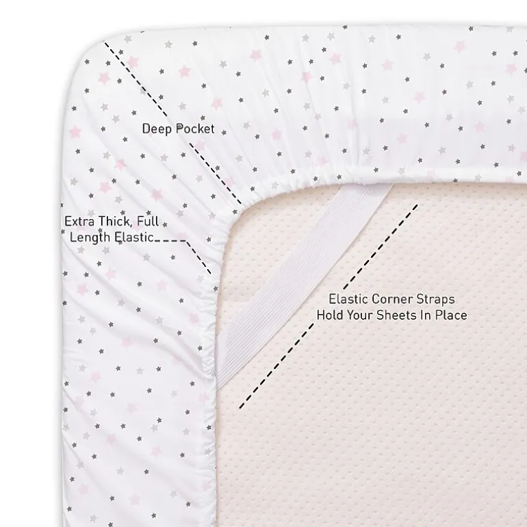 Sweet Home Collection™ Stars Microfiber Wrinkle Resistant Kids Sheet Set