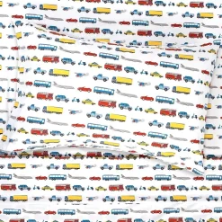 Sweet Home Collection™ Transportation Microfiber Wrinkle Resistant Kids Sheet Set