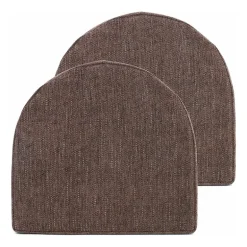 Sweet Home Collection™ U-Shape High Density Memory Foam Chair Pads with Ties