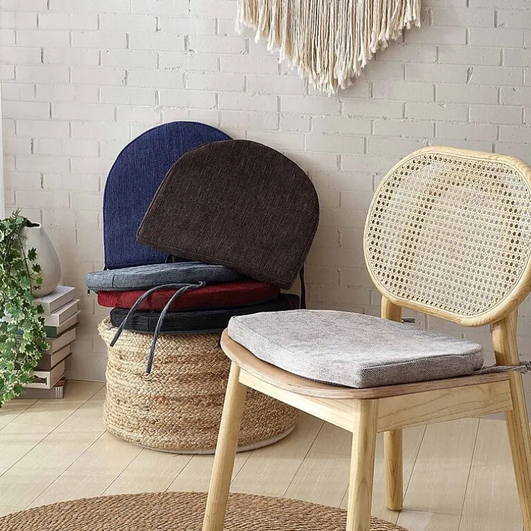 Sweet Home Collection™ U-Shape High Density Memory Foam Chair Pads with Ties