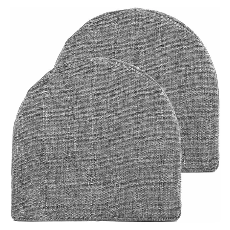 Sweet Home Collection™ U-Shape High Density Memory Foam Chair Pads with Ties