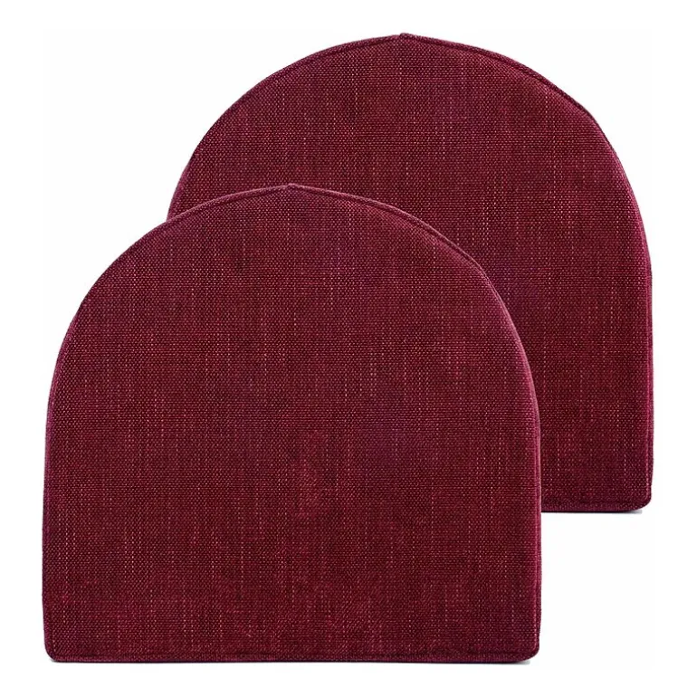 Sweet Home Collection™ U-Shape High Density Memory Foam Chair Pads with Ties