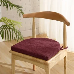 Sweet Home Collection™ U-Shape High Density Memory Foam Chair Pads with Ties