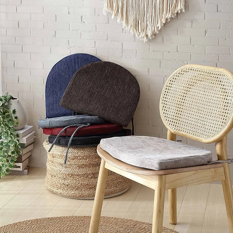 Sweet Home Collection™ U-Shape High Density Memory Foam Chair Pads with Ties