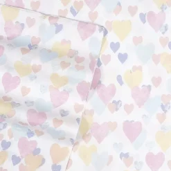 Sweet Home Collection™ Vintage Hearts Wrinkle Resistant Kids Sheet Set