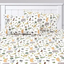 Sweet Home Collection™ Wild Animals Wrinkle Resistant Kids Sheet Set
