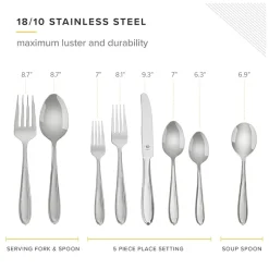 Table 12 Stainless Steel 26-pc. 18/10 Flatware Set