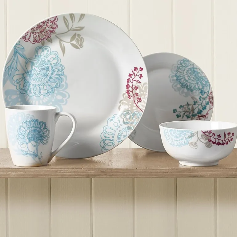 Tabletops Unlimited Emma 16-pc. Porcelain Dinnerware Set