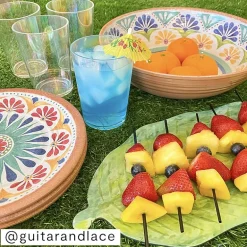 Tarhong Rio Medallion 6-pc. Melamine Salad Plate