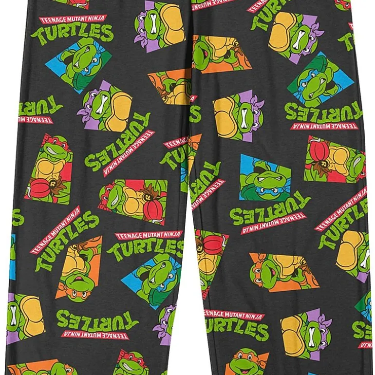 Teenage Mutant Ninja Turtles Mens Fleece 1 Pair Pajama Pants
