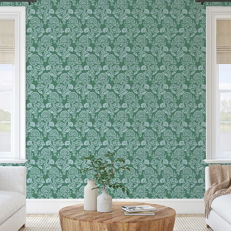 Tempaper Floral Damask Peel & Stick Wallpaper