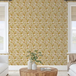 Tempaper Floral Damask Peel & Stick Wallpaper
