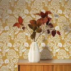 Tempaper Floral Damask Peel & Stick Wallpaper