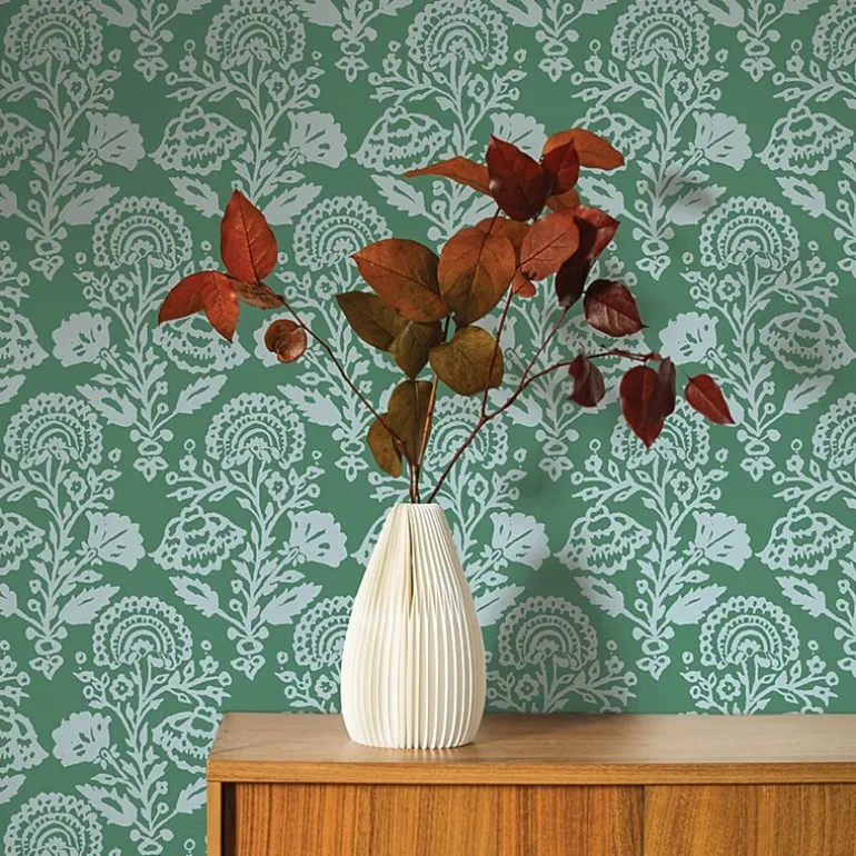Tempaper Floral Damask Peel & Stick Wallpaper