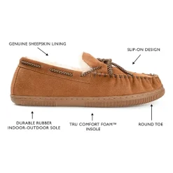 Territory Meander Mens Moccasin Slippers