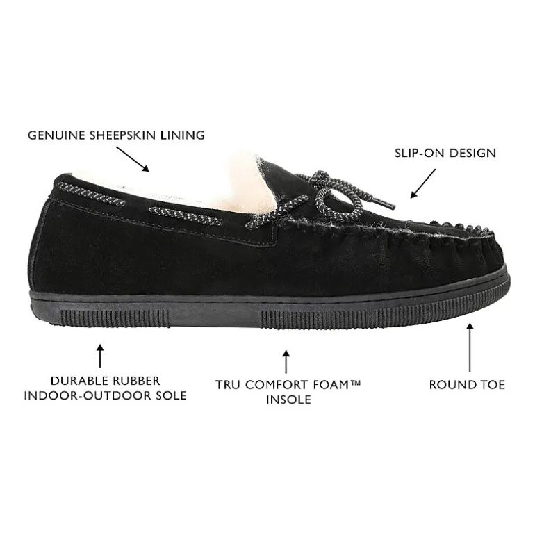 Territory Meander Mens Moccasin Slippers