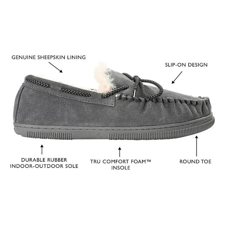 Territory Meander Mens Moccasin Slippers
