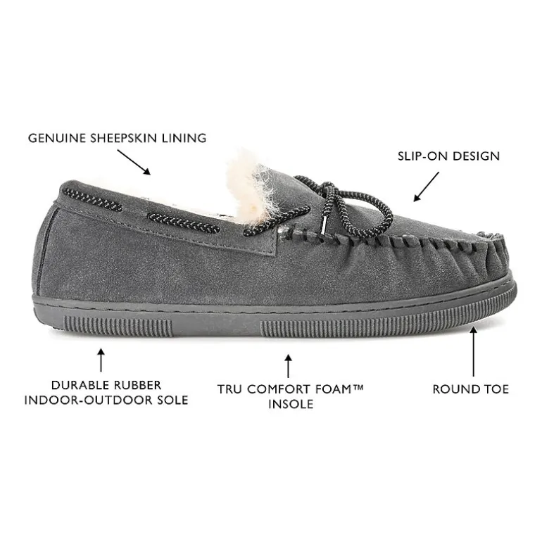 Territory Meander Mens Moccasin Slippers