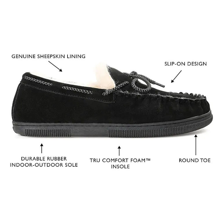 Territory Meander Mens Moccasin Slippers