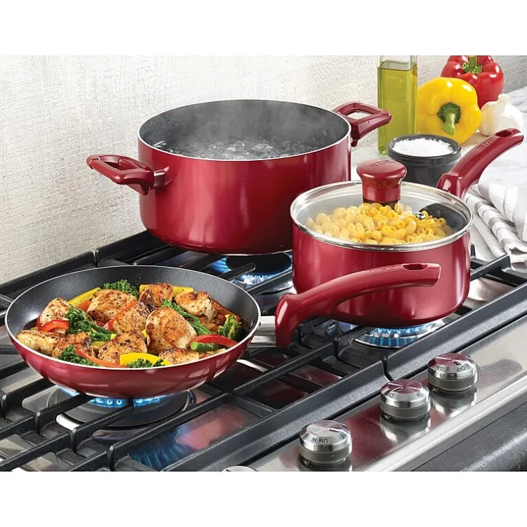T-Fal Essentials 20-pc. Aluminum Non-Stick Cookware Set