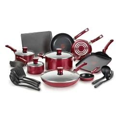 T-Fal Essentials 20-pc. Aluminum Non-Stick Cookware Set