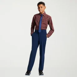 TFW Little & Big Kid Boys Long Sleeve Point Collar Shirt + Tie Set