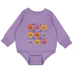 The Juniper Shop - Infant Fleece BodySuit - Pumpkin Basket Chart