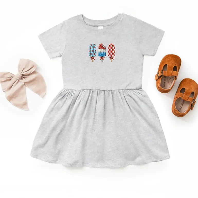 The Juniper Shop - Patriotic Popsicles - Infant Dress