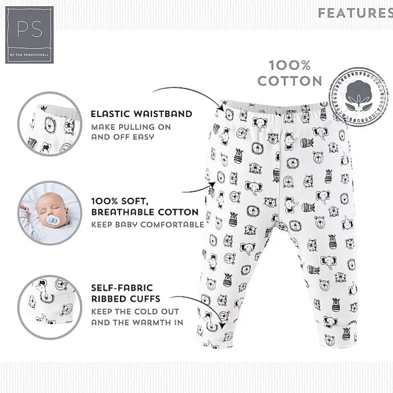 The Peanutshell Baby Boys Tapered Regular Fit Pull-On Pant