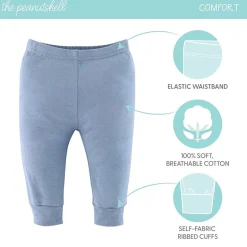 The Peanutshell Blue Camo Baby Boys Mid Rise Tapered Regular Fit Pull-On Pant