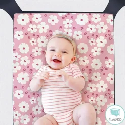 The Peanutshell Daisy 3-pc. Playard Sheet