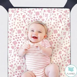 The Peanutshell Daisy 3-pc. Playard Sheet