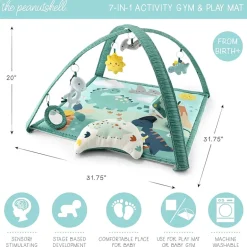 The Peanutshell Dino Baby Activity Center