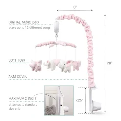The Peanutshell Elephant Baby Mobile