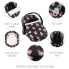 The Peanutshell Floral Rose Car Seat Covers