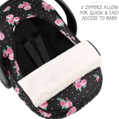 The Peanutshell Floral Rose Car Seat Covers
