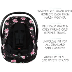 The Peanutshell Floral Rose Car Seat Covers