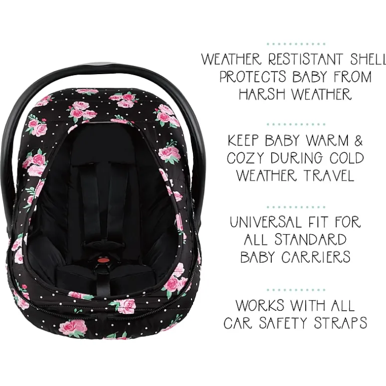 The Peanutshell Floral Rose Car Seat Covers
