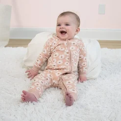 The Peanutshell Girls Scoop Neck Long Sleeve 2-pc. One Piece Pajama