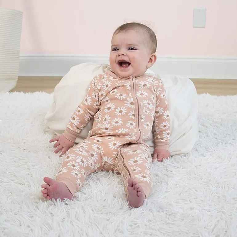 The Peanutshell Girls Scoop Neck Long Sleeve 2-pc. One Piece Pajama