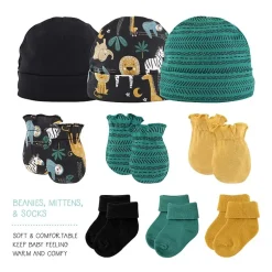 The Peanutshell King Of The Jungle Baby Unisex 16-pc. Baby Clothing Set