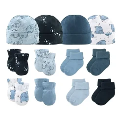 The Peanutshell 0-3m Blue Elephant Baby Unisex 30-pc. Baby Clothing Set