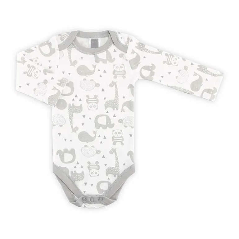The Peanutshell 0-3m Grey Animals Baby Unisex 23-pc. Baby Clothing Set