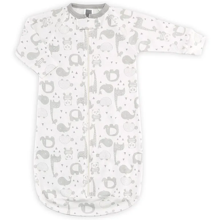 The Peanutshell 0-3m Grey Animals Baby Unisex 23-pc. Baby Clothing Set