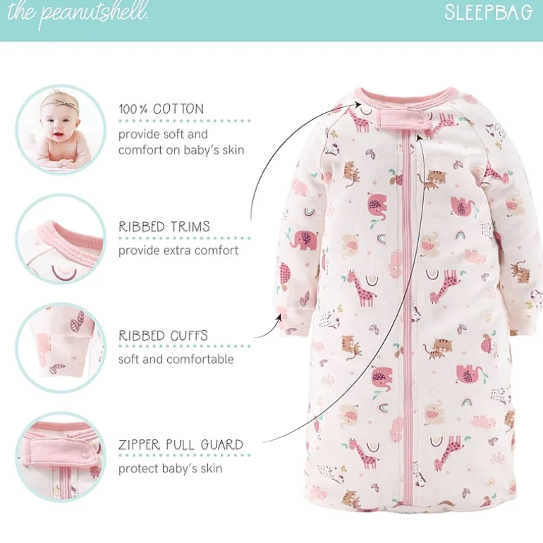 The Peanutshell 0-3m Rainbow Safari Baby Unisex 23-pc. Baby Clothing Set