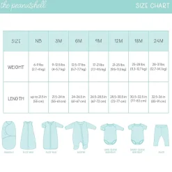 The Peanutshell Neutral Safari Baby Unisex Round Neck Short Sleeve 7-pc. Bodysuit